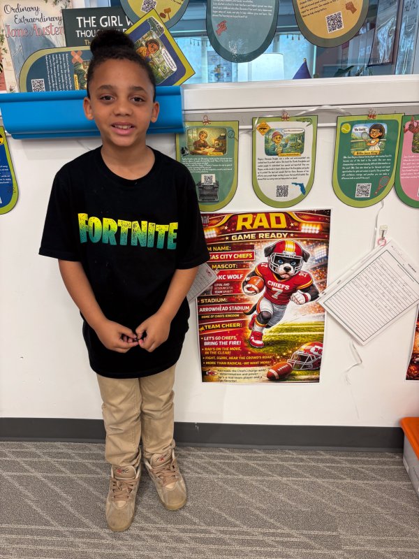 Kabarri Henry based his project on the NFL Kansas City Chiefs team.